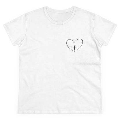 Women's Minimalist Cross T-Shirt