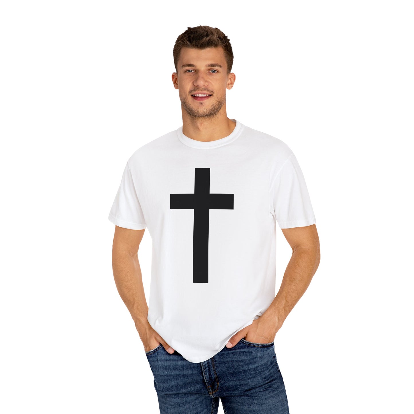 Unisex Minimalist Cross T-Shirt