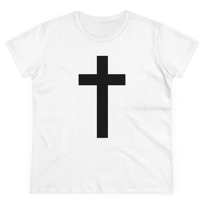 Women's Minimalist Cross T-Shirt