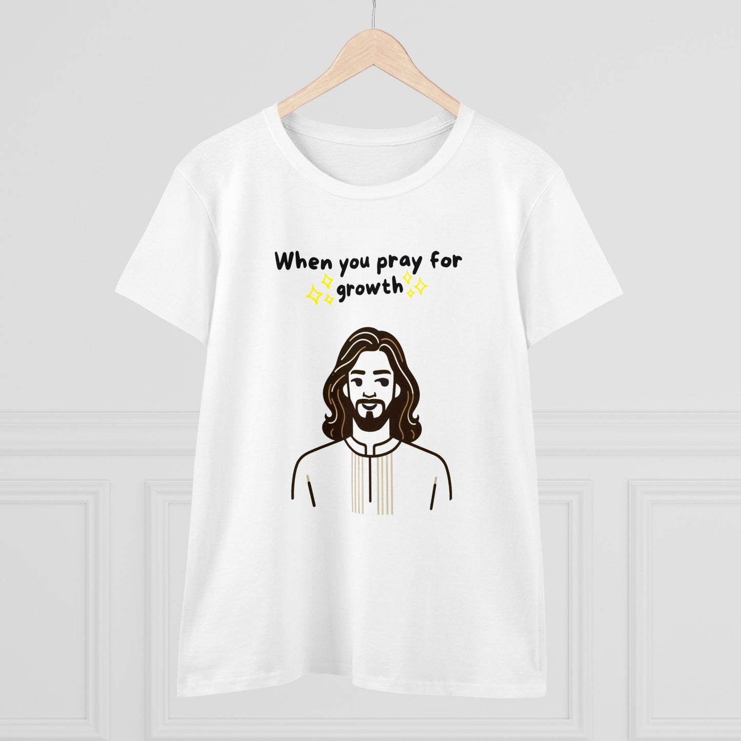 Women's 'When You Pray For Growth' T-shirt