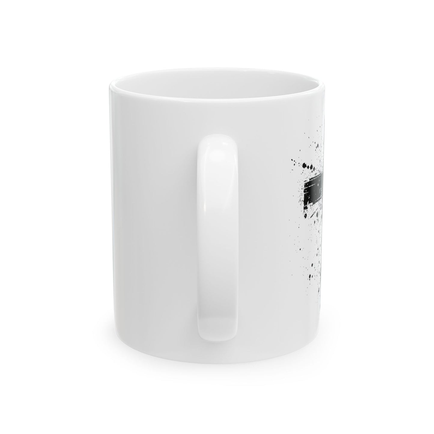 Splash Cross Design Ceramic Mug