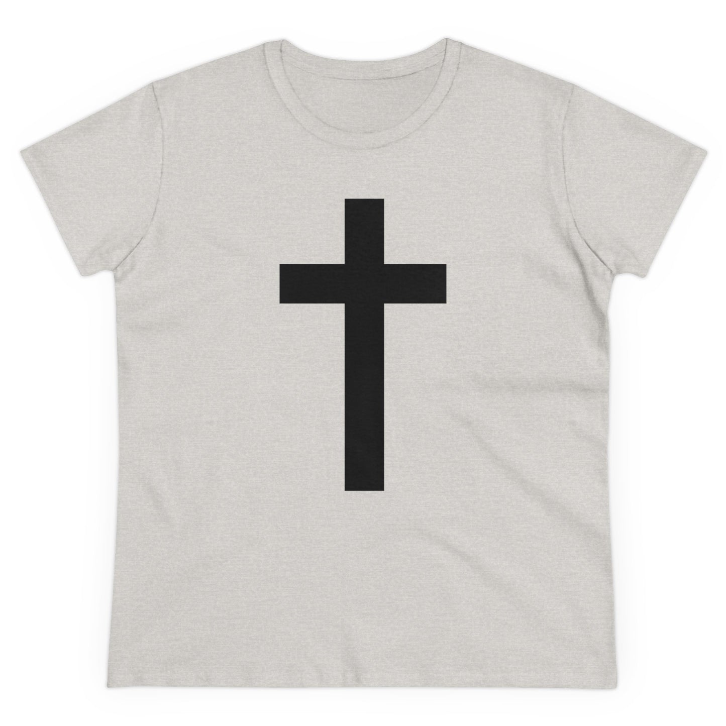 Women's Minimalist Cross T-Shirt