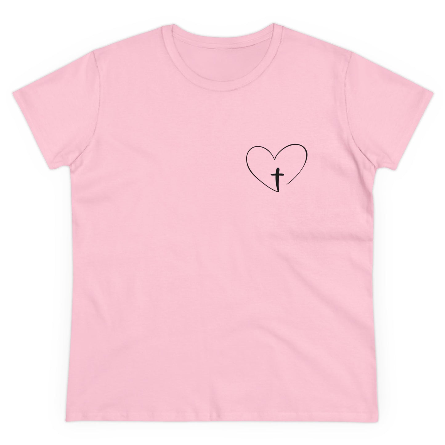 Women's Minimalist Cross T-Shirt