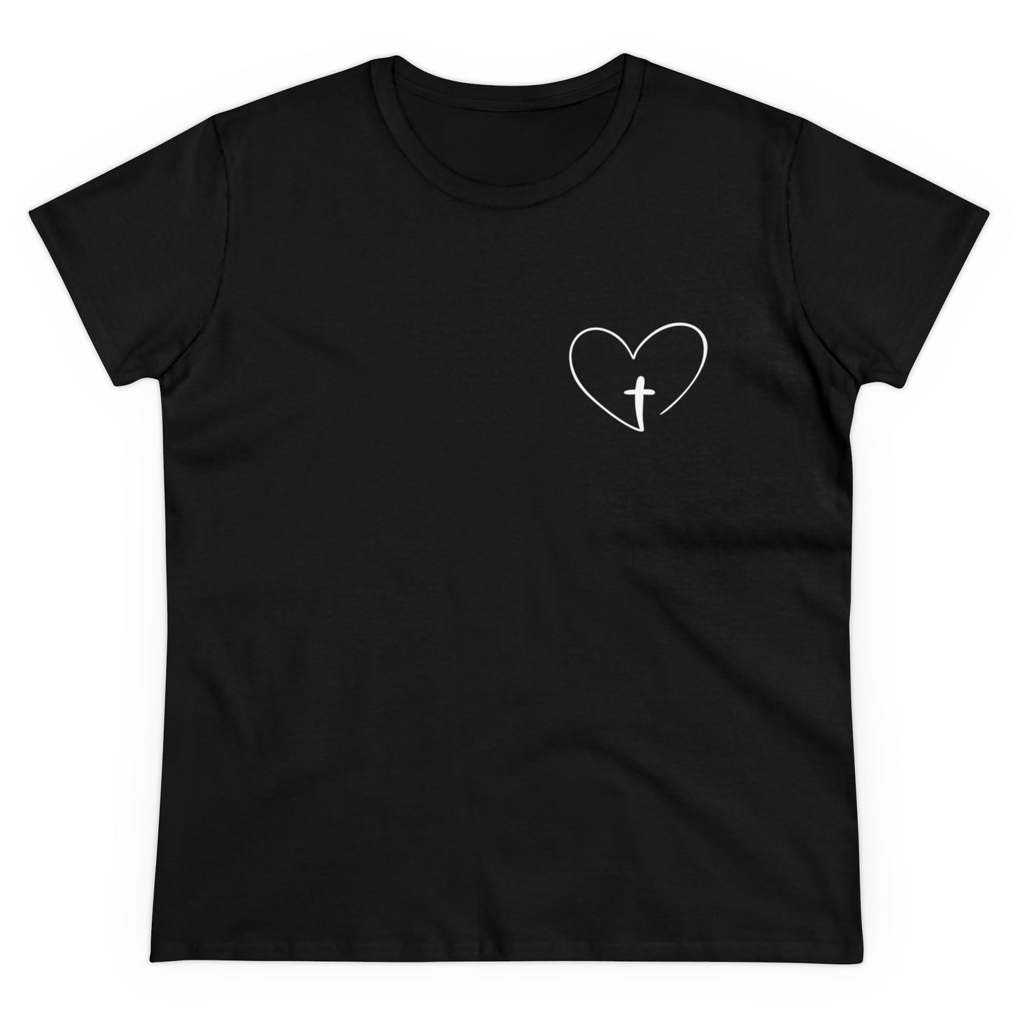 Women's Minimalist Cross T-Shirt