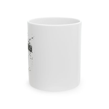 Splash Cross Design Ceramic Mug