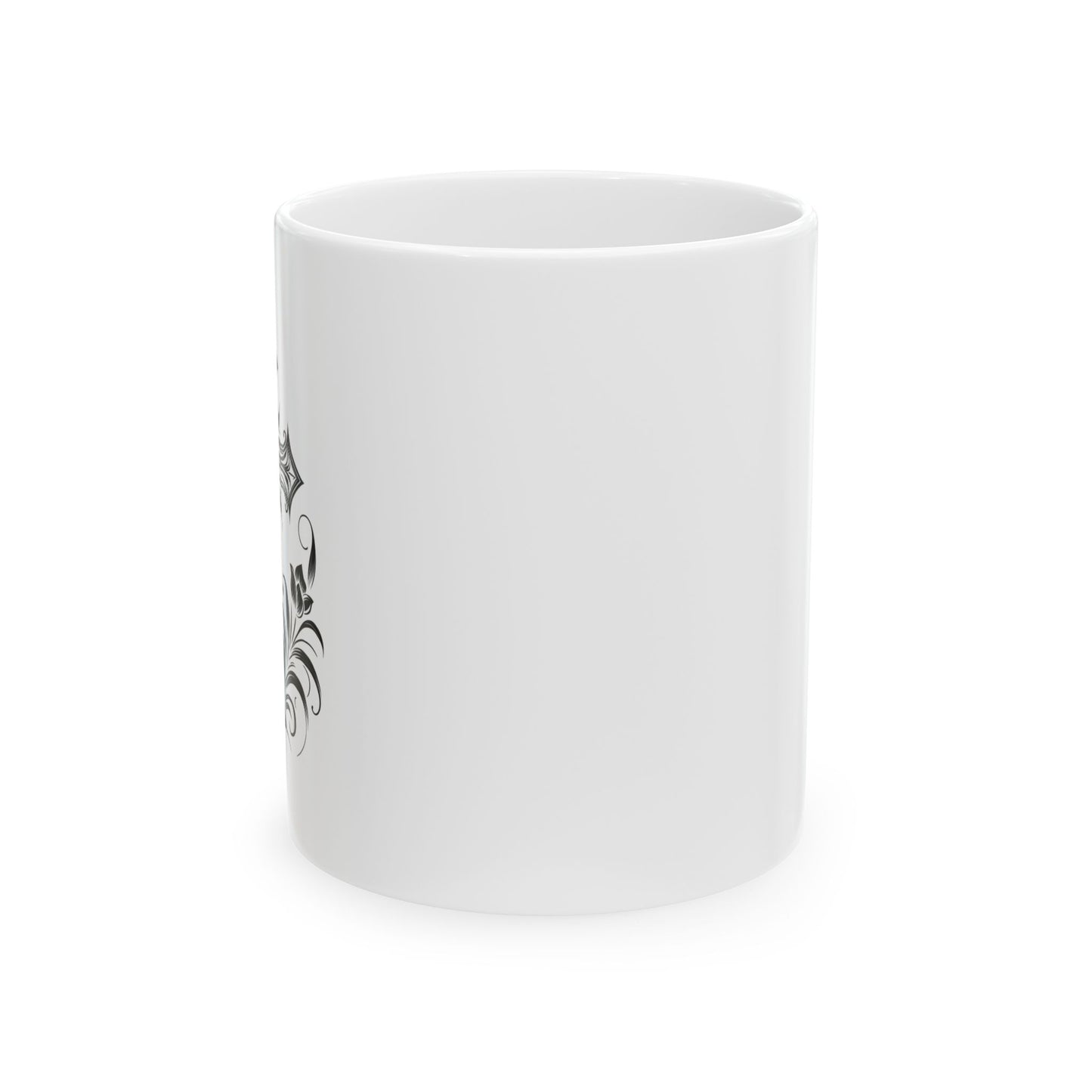 Gothic Cross Design Ceramic Mug