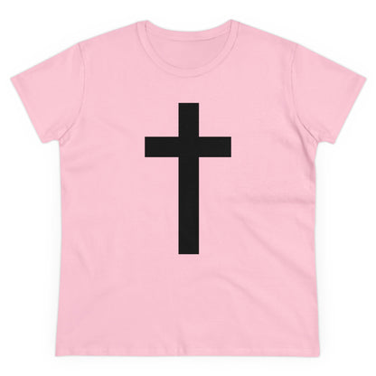 Women's Minimalist Cross T-Shirt