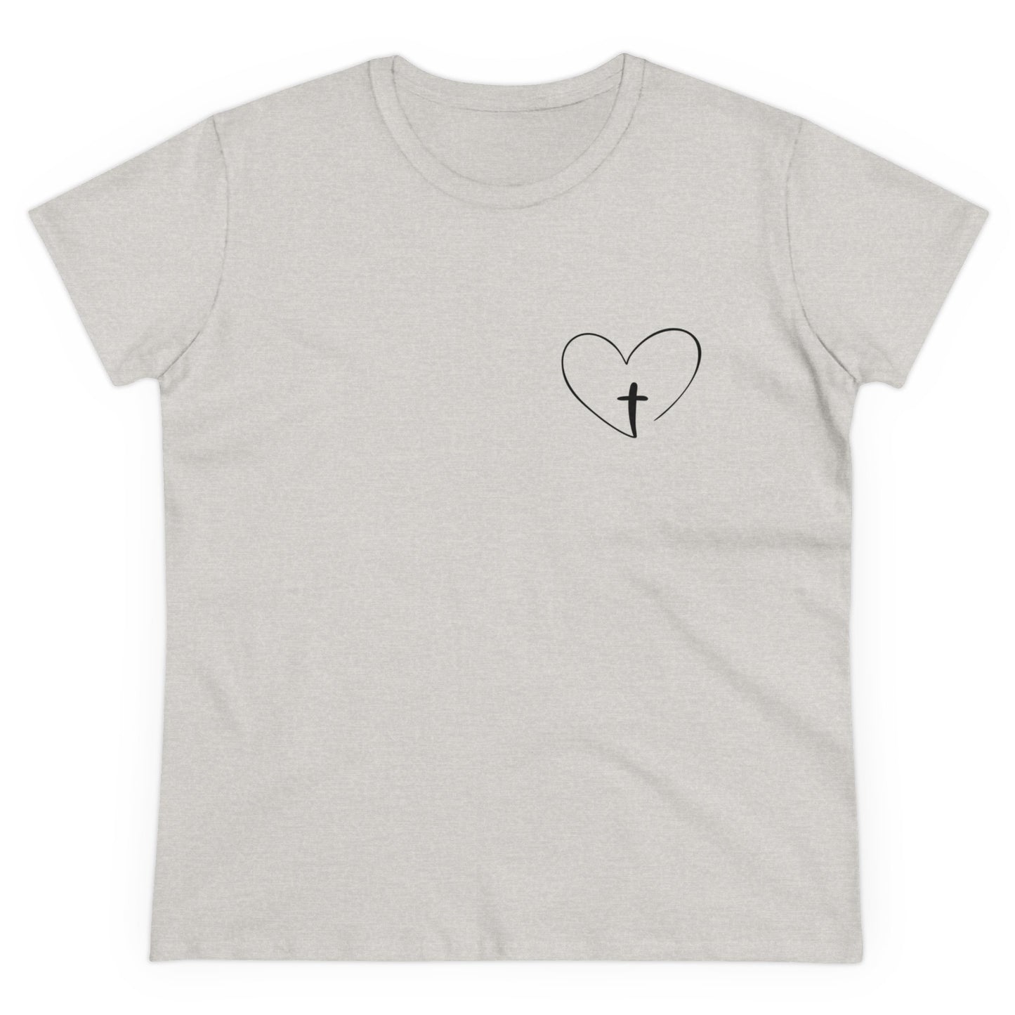 Women's Minimalist Cross T-Shirt