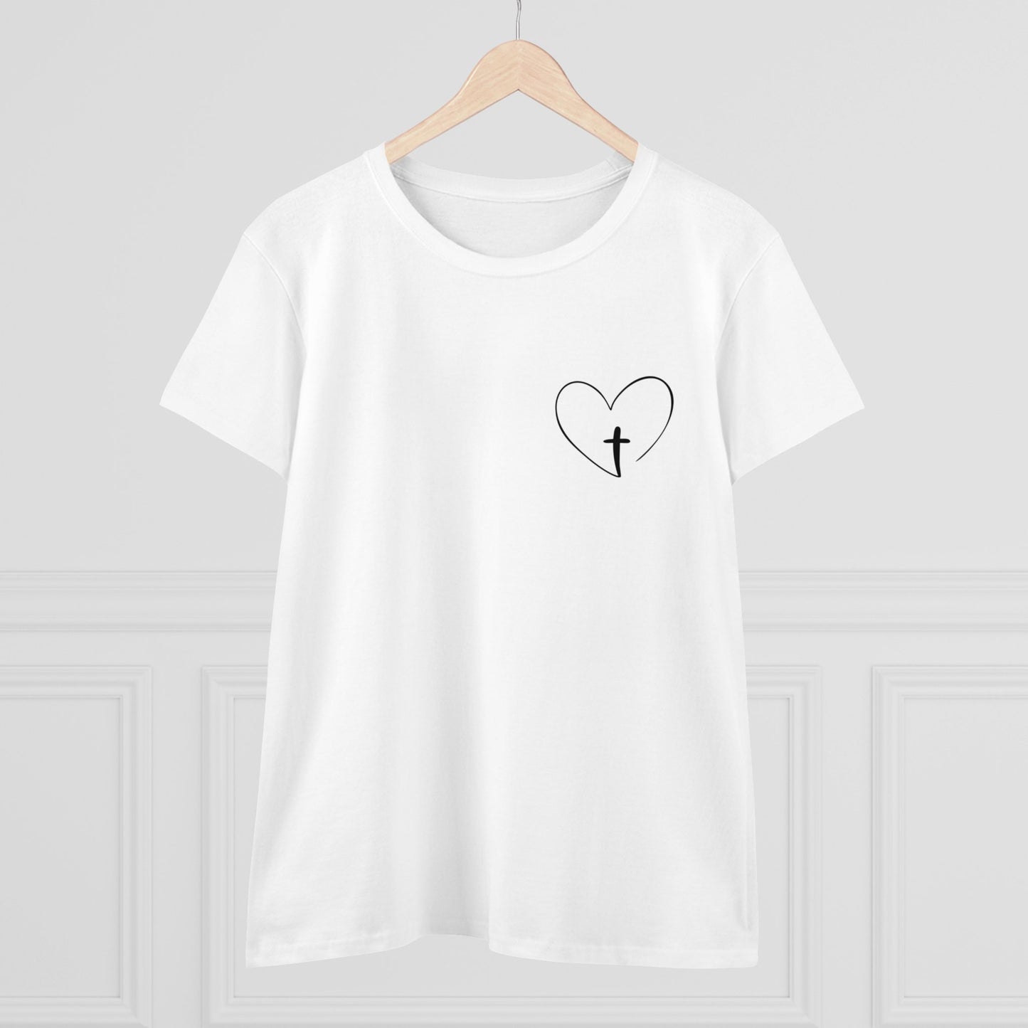 Women's Minimalist Cross T-Shirt