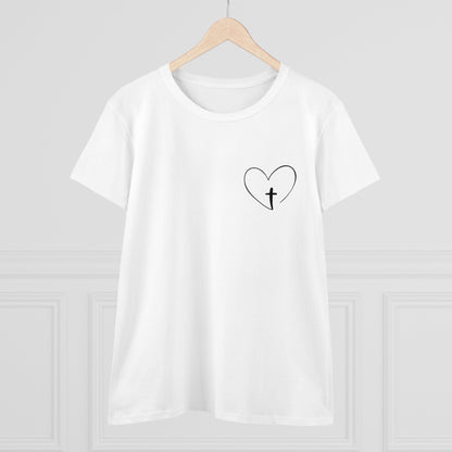 Women's Minimalist Cross T-Shirt