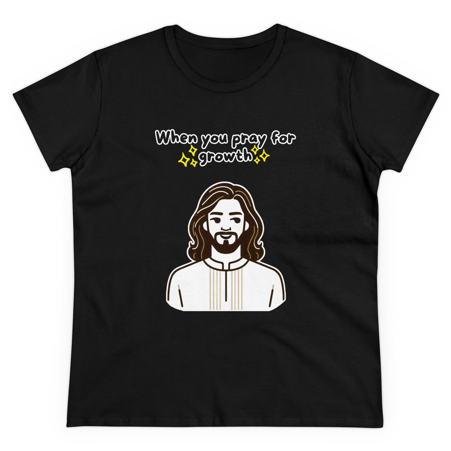 Women's 'When You Pray For Growth' T-shirt